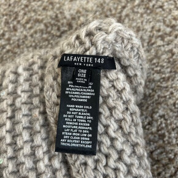 Lafayette 148 Neutral Snood/Scarf - Picture 6 of 7